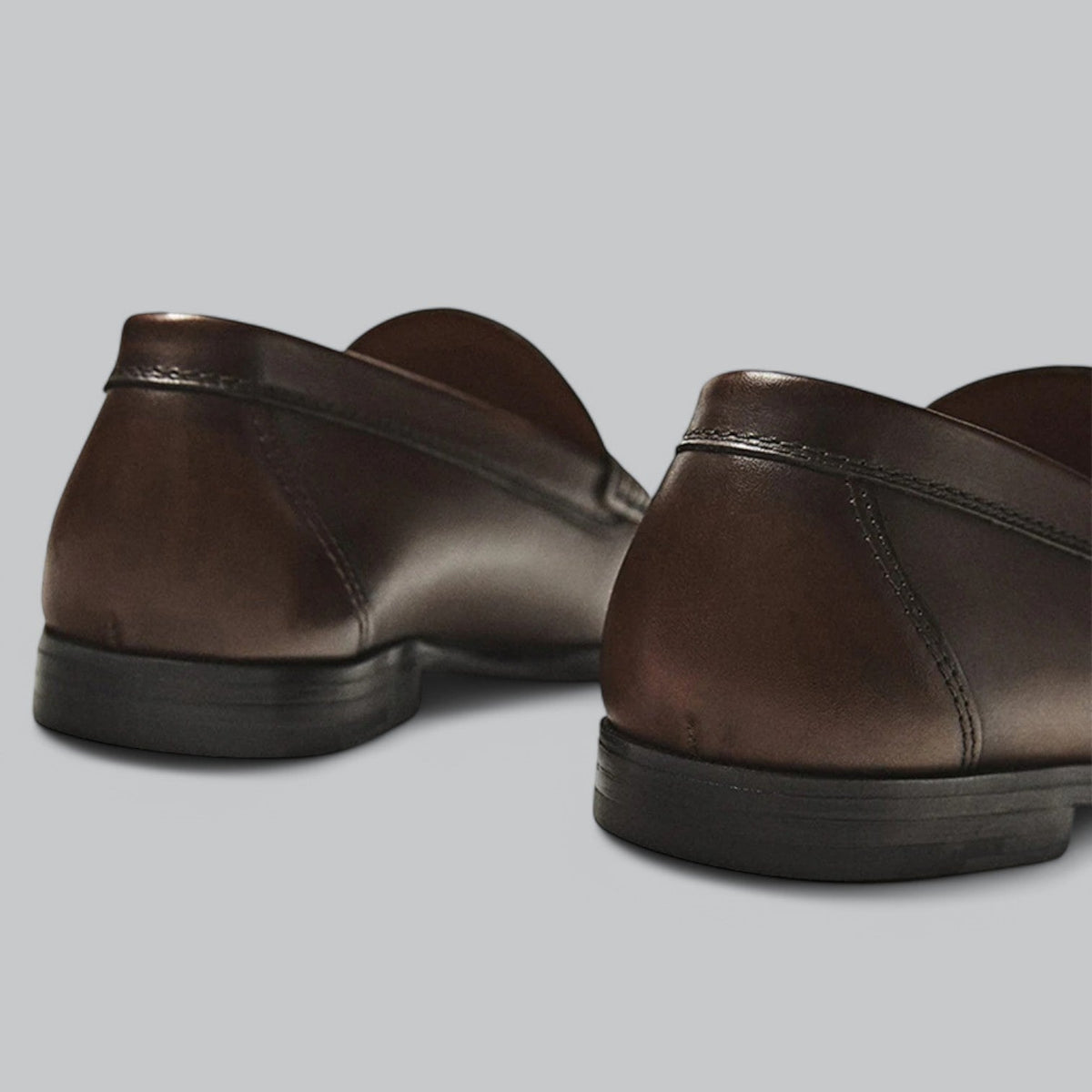 Men’s Leather Penny Loafers – Classic Slip-On Formal Shoes