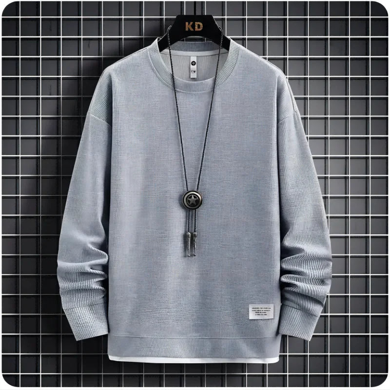 Men's Two Piece Set - Crew Neck Jumper and Jogger Pants