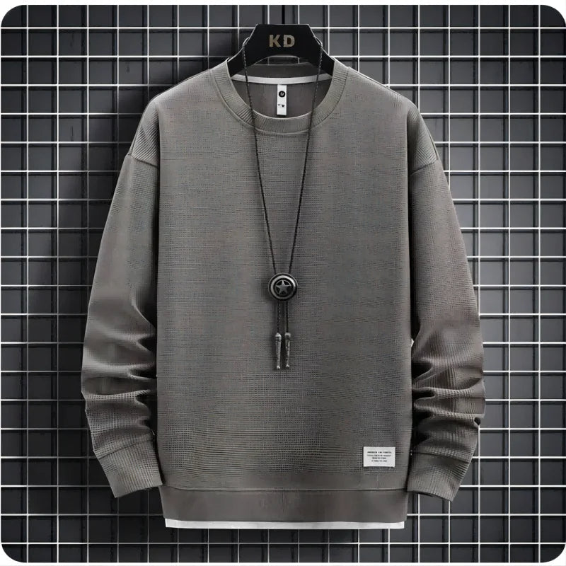 Men's Two Piece Set - Crew Neck Jumper and Jogger Pants
