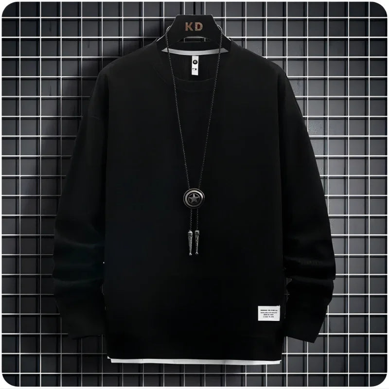 Men's Two Piece Set - Crew Neck Jumper and Jogger Pants