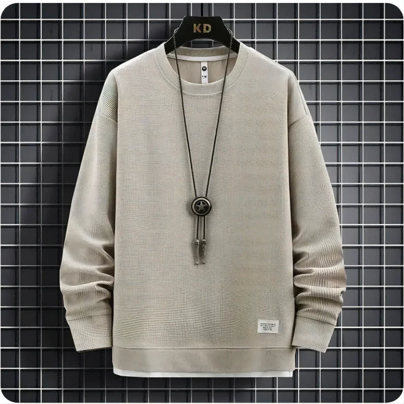 Men's Two Piece Set - Crew Neck Jumper and Jogger Pants