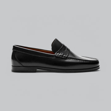 Men’s Leather Penny Loafers – Classic Slip-On Formal Shoes