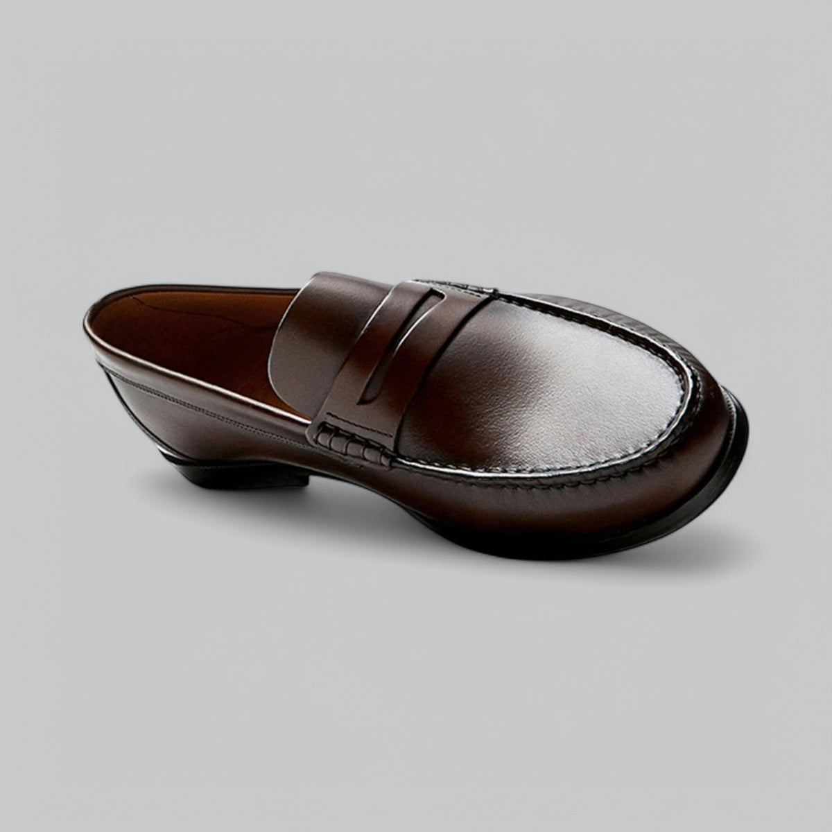 Men’s Leather Penny Loafers – Classic Slip-On Formal Shoes