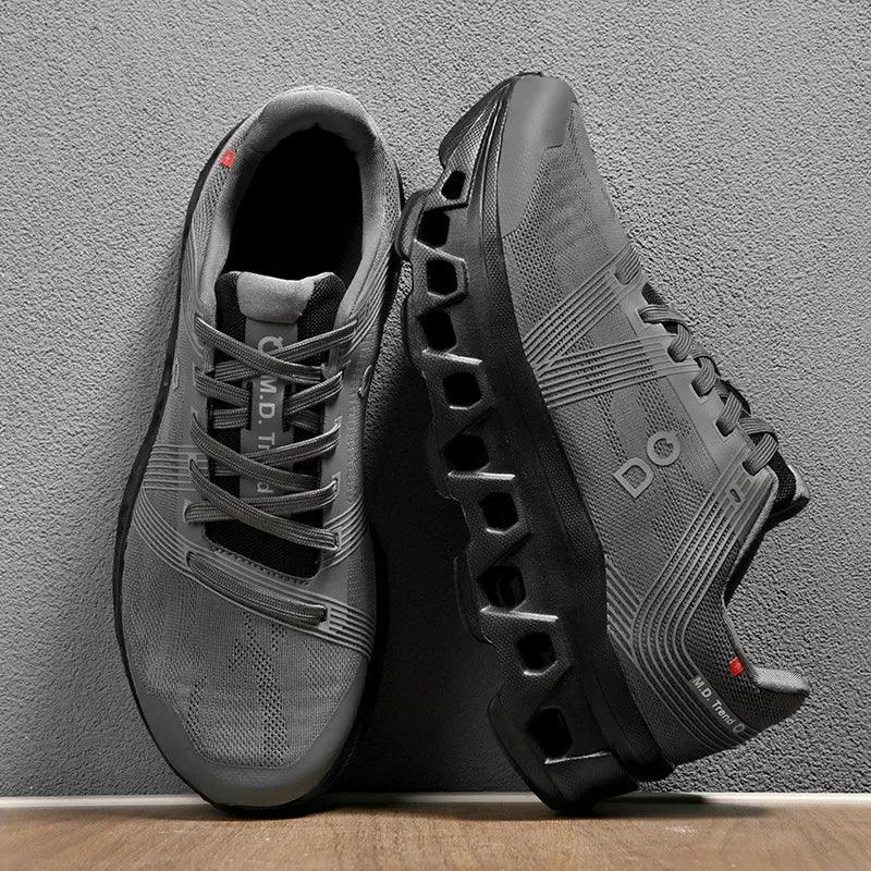 Men's Casual Sneakers - Lace Up Mesh Upper - Chunky Cloud Sole