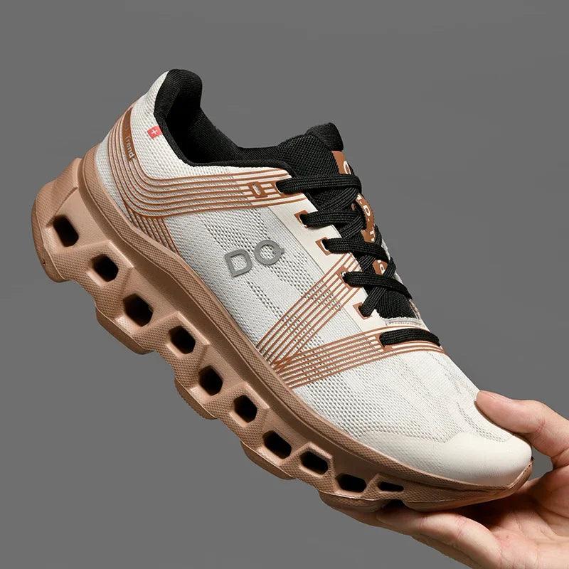 Men's Casual Sneakers - Lace Up Mesh Upper - Chunky Cloud Sole