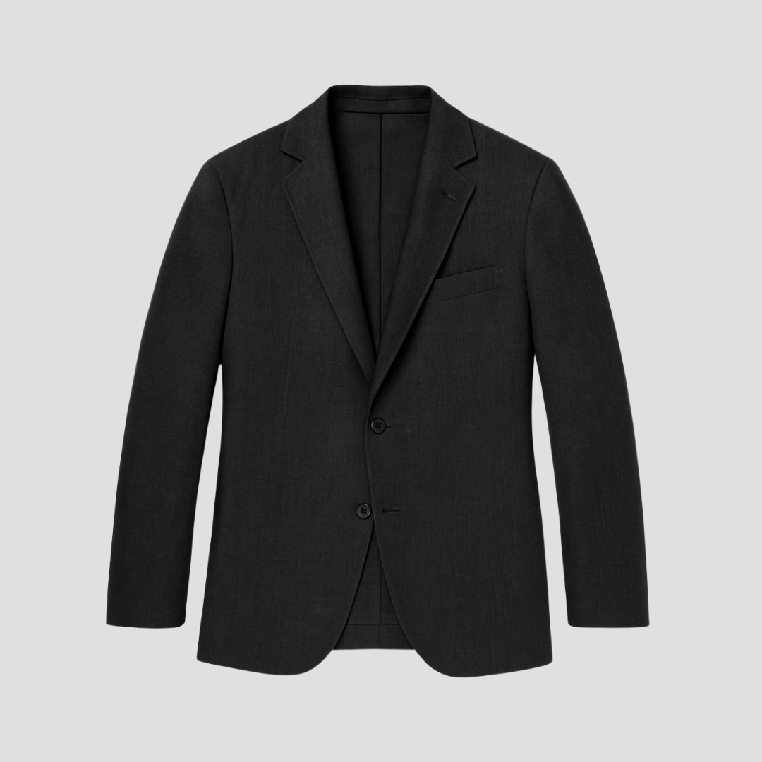 Men's Blazer - Notch Lapel Single-Breasted Chest Pocket