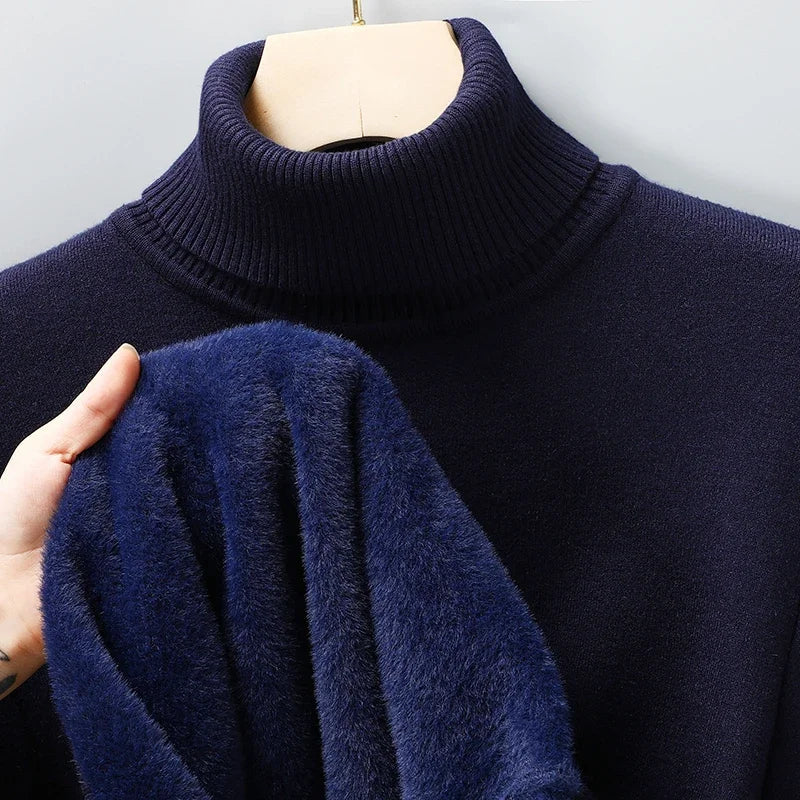 Men’s Turtleneck Jumper – Refined Slim Fit Pullover