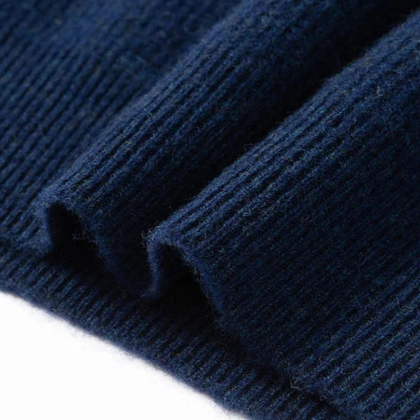 Men's Knit Jumper - Crew Neck Long Sleeve Stripe Pattern