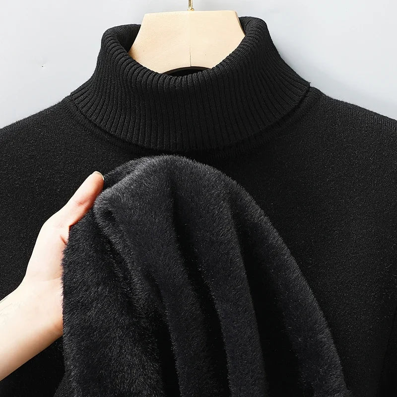 Men’s Turtleneck Jumper – Refined Slim Fit Pullover