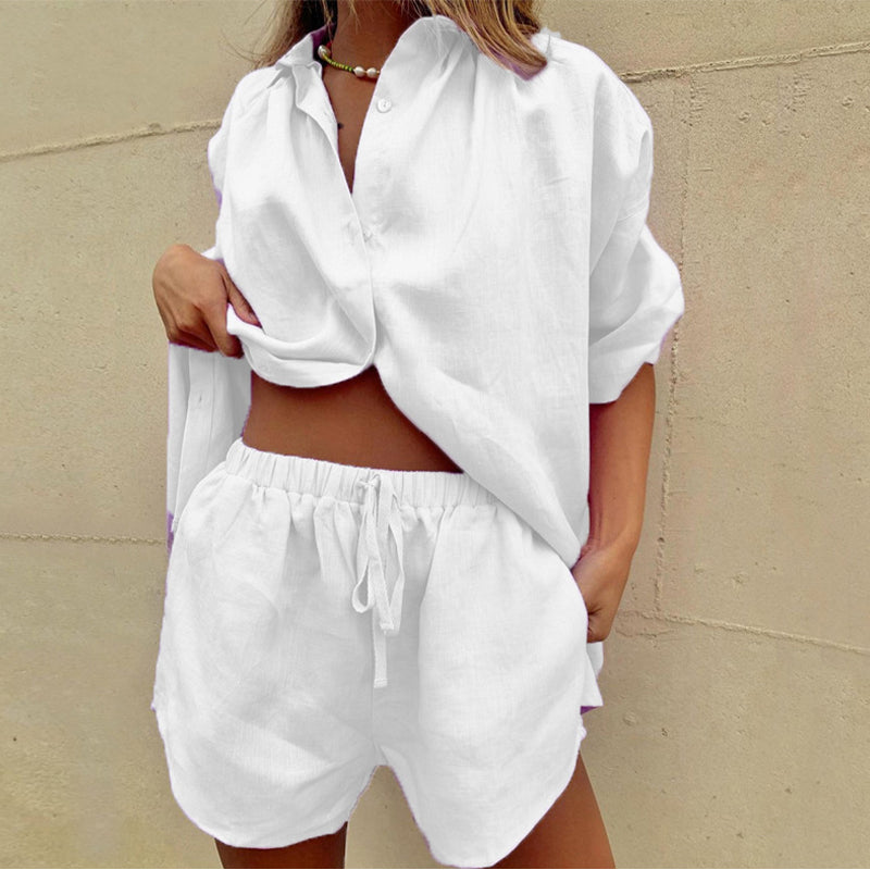 Women’s Casual Two-Piece Summer Set – Relaxed Chic Outfit
