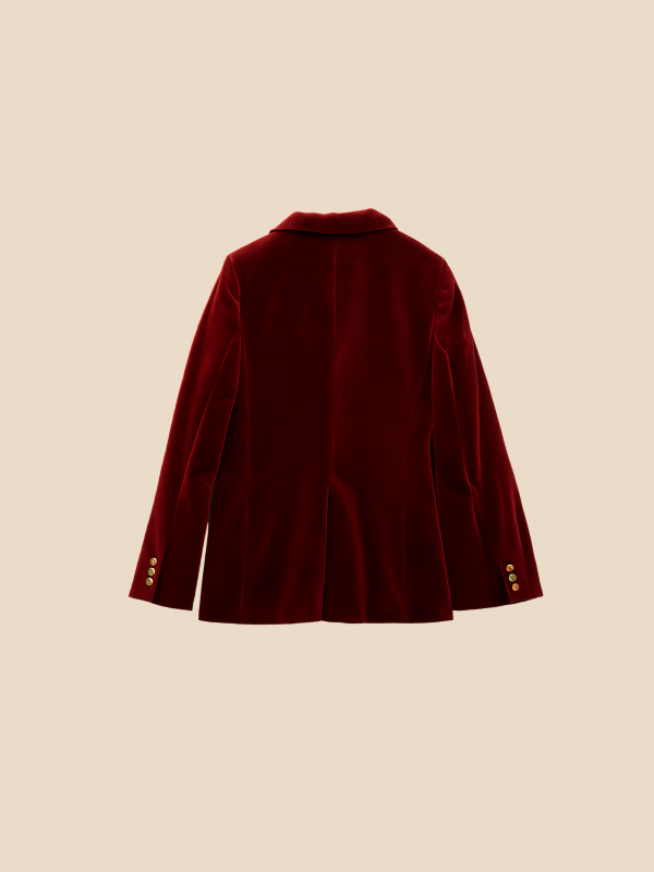 Women’s Velvet Blazer for Business and Smart Casual