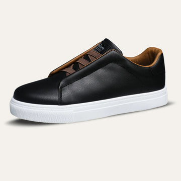 Men's Slip-On Low-Top Sneakers with Elastic Panels