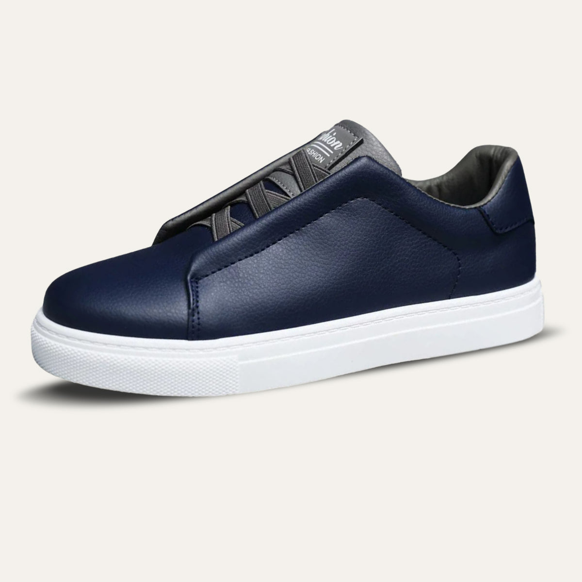 Men's Slip-On Low-Top Sneakers with Elastic Panels