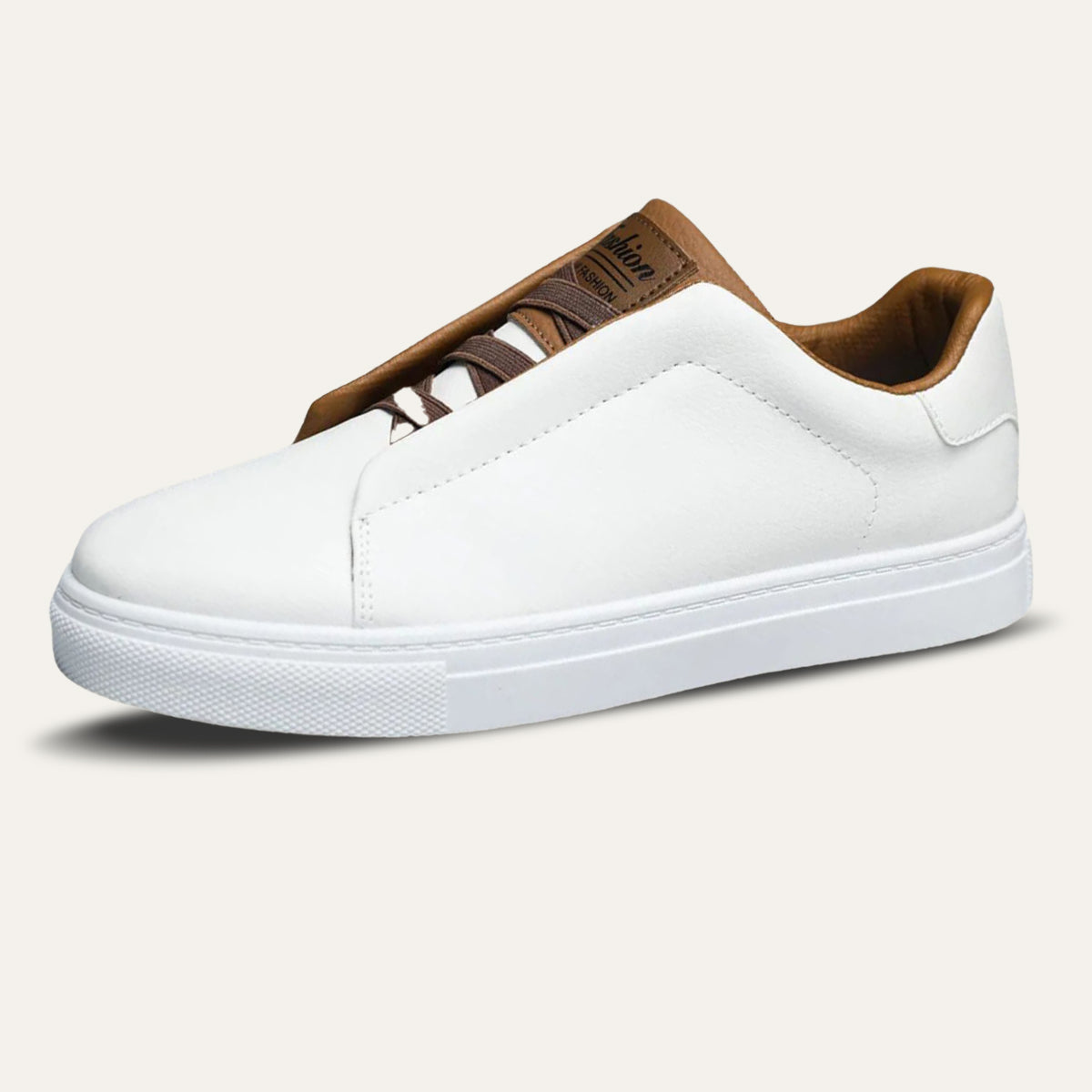 Men's Slip-On Low-Top Sneakers with Elastic Panels