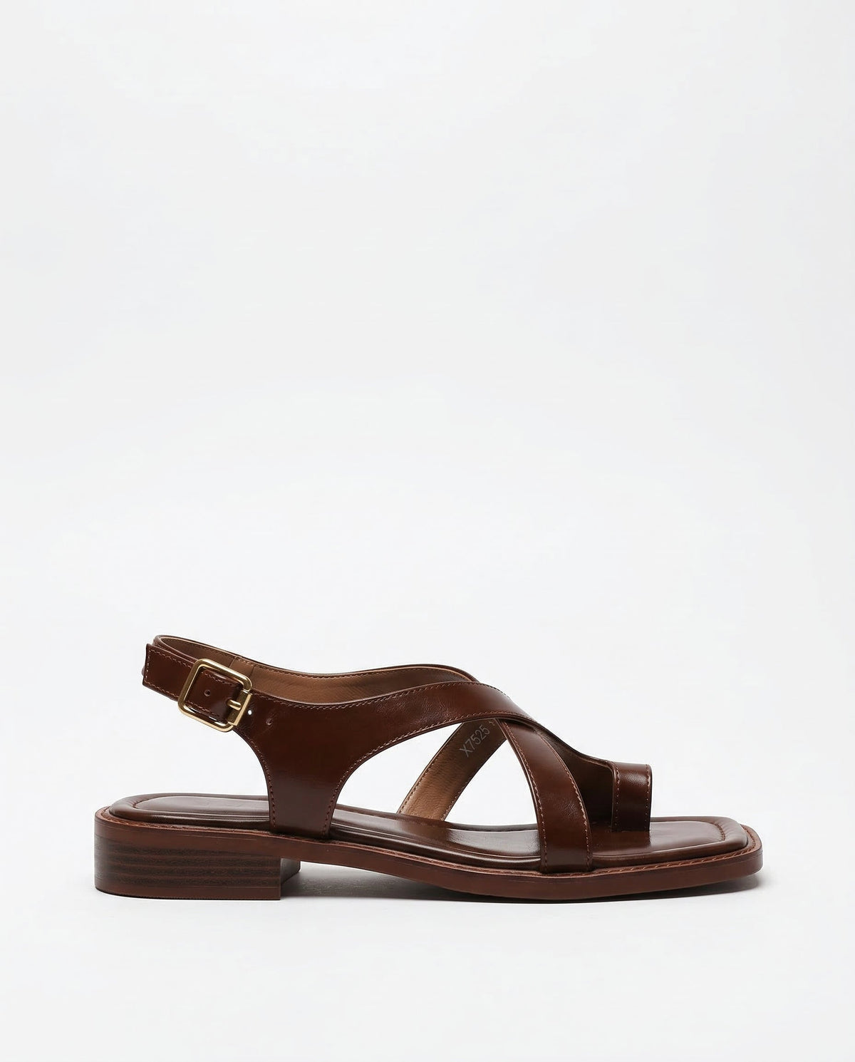 Women's Cross Strap Slingback Sandals - Buckle Closure