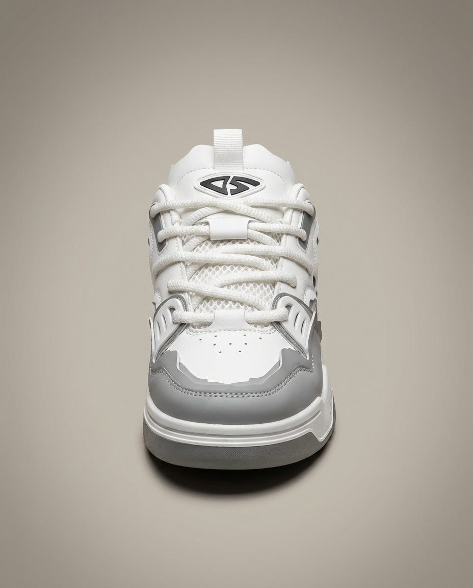Men's Low Top Chunky Sole Basketball Sneakers - Lace Up