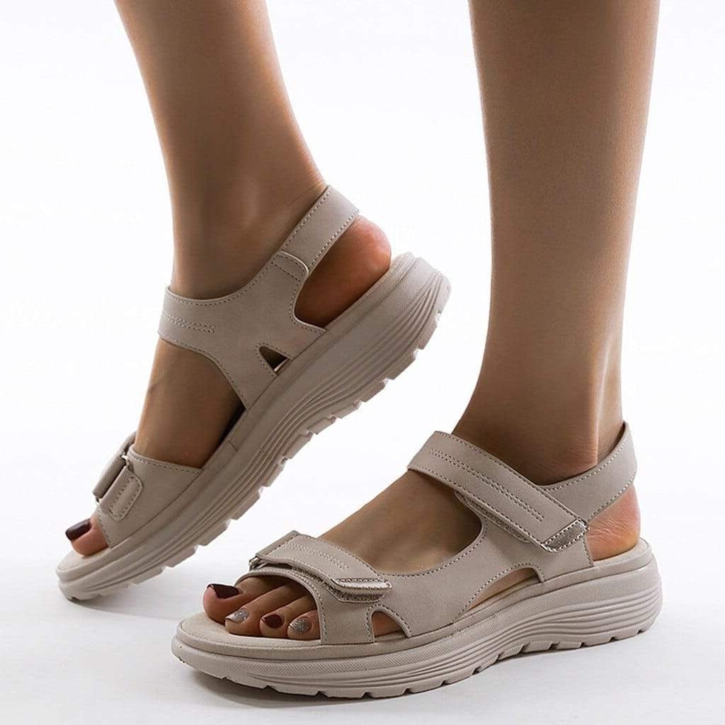 Women's Orthopedic Adjustable Strap Platform Walking Sandals